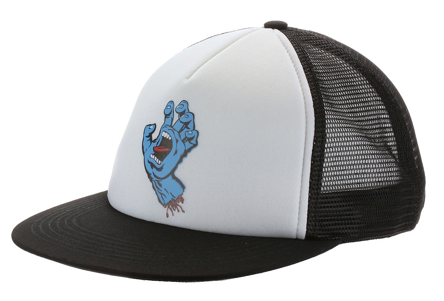 casquette Santa Cruz Classic Hand Mesh Trucker - White/Black - men´s