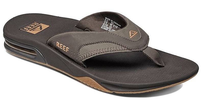 tongs Reef Fanning - Brown/Gum - men´s