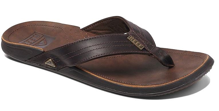 șlapi Reef J-Bay III - Dark Brown/Dark Brown - men´s