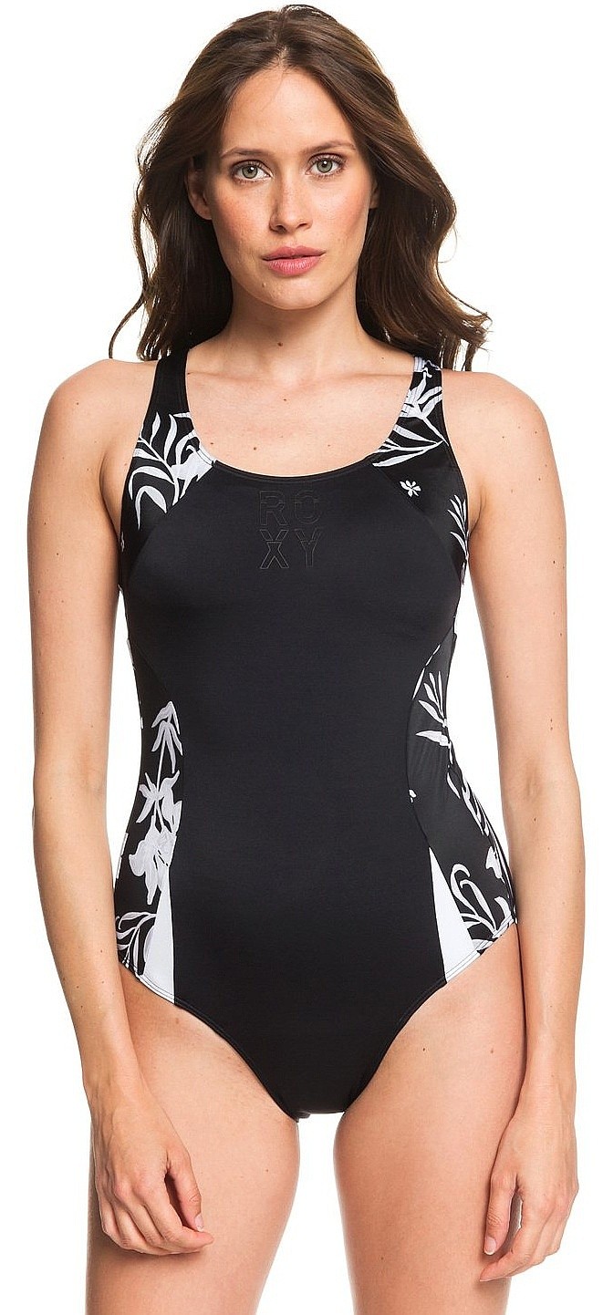 Badeanzug Roxy Fitness PT Sport One Piece - KVJ2/True Black S Full Bicolys - women´s