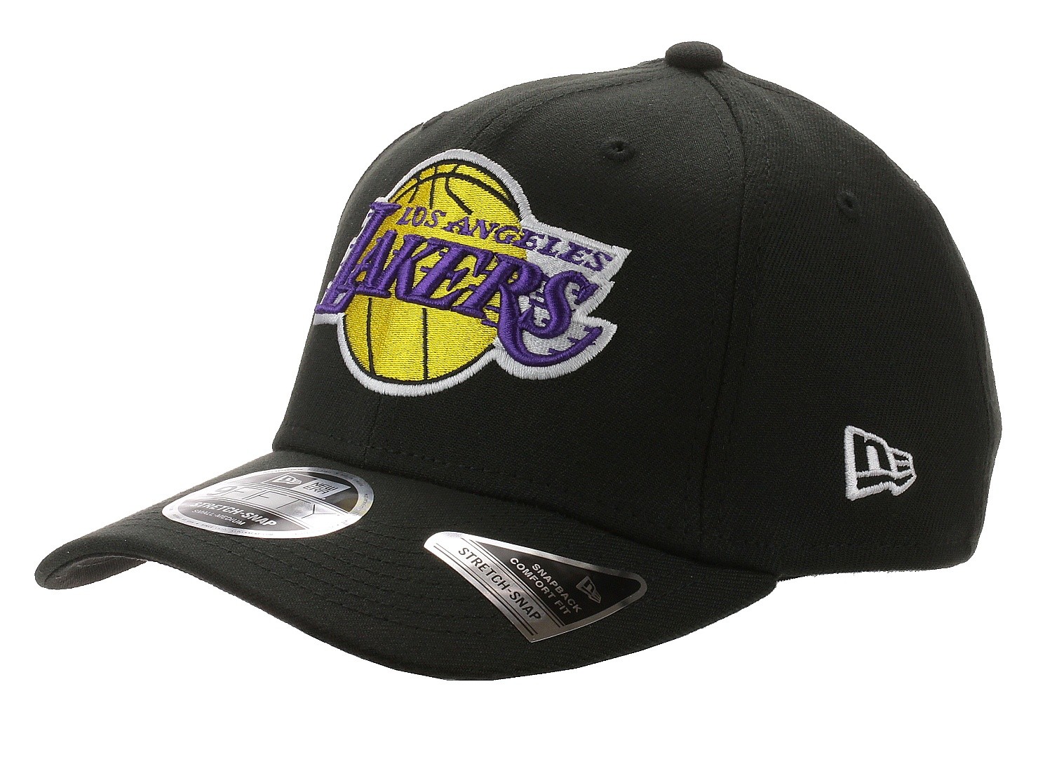 czapka z daszkiem New Era 9FI Stretch Snapback NBA Los Angeles Lakers - Black/Official Team Color