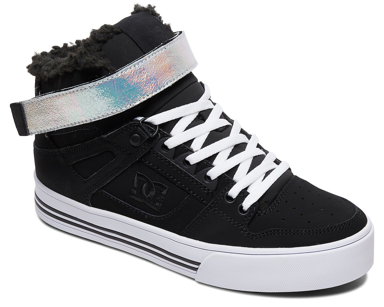 Schuhe DC Pure High -Top V WNT - BS2/Black/Silver - women´s