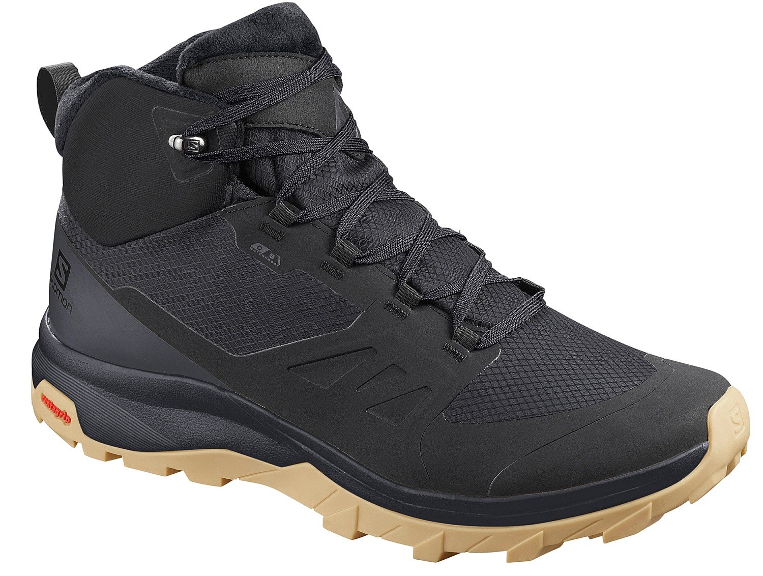 Schuhe Salomon OUTsnap CSWP - Black/Ebony/Gum1a - men´s