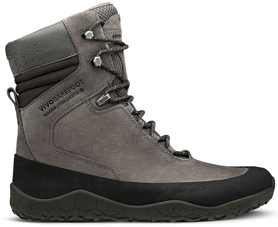 topánky Vivobarefoot Tracker Hi FG W - Dark Gray/Leather ...