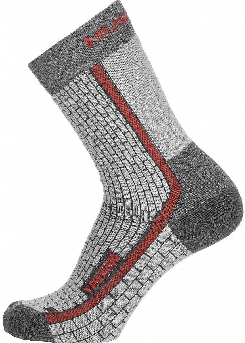calcetines Husky Treking New - Gray/Red