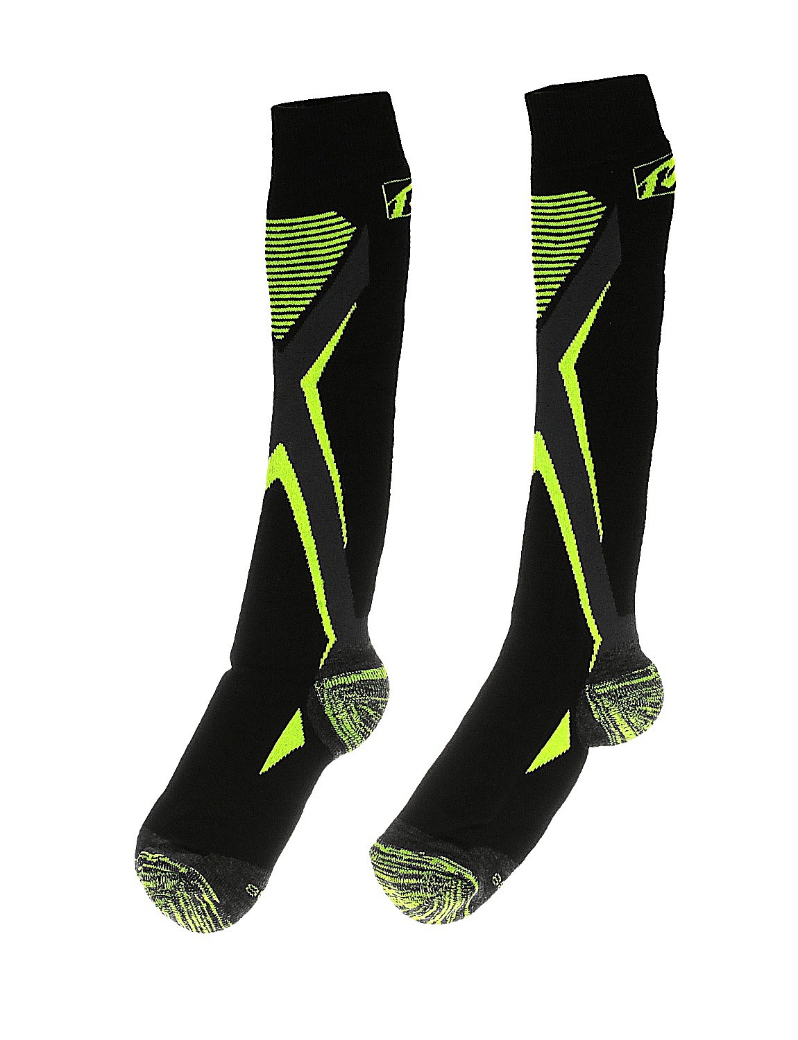 chaussettes Relax Thunder - RSO36/Black/Neon Green - unisex junior