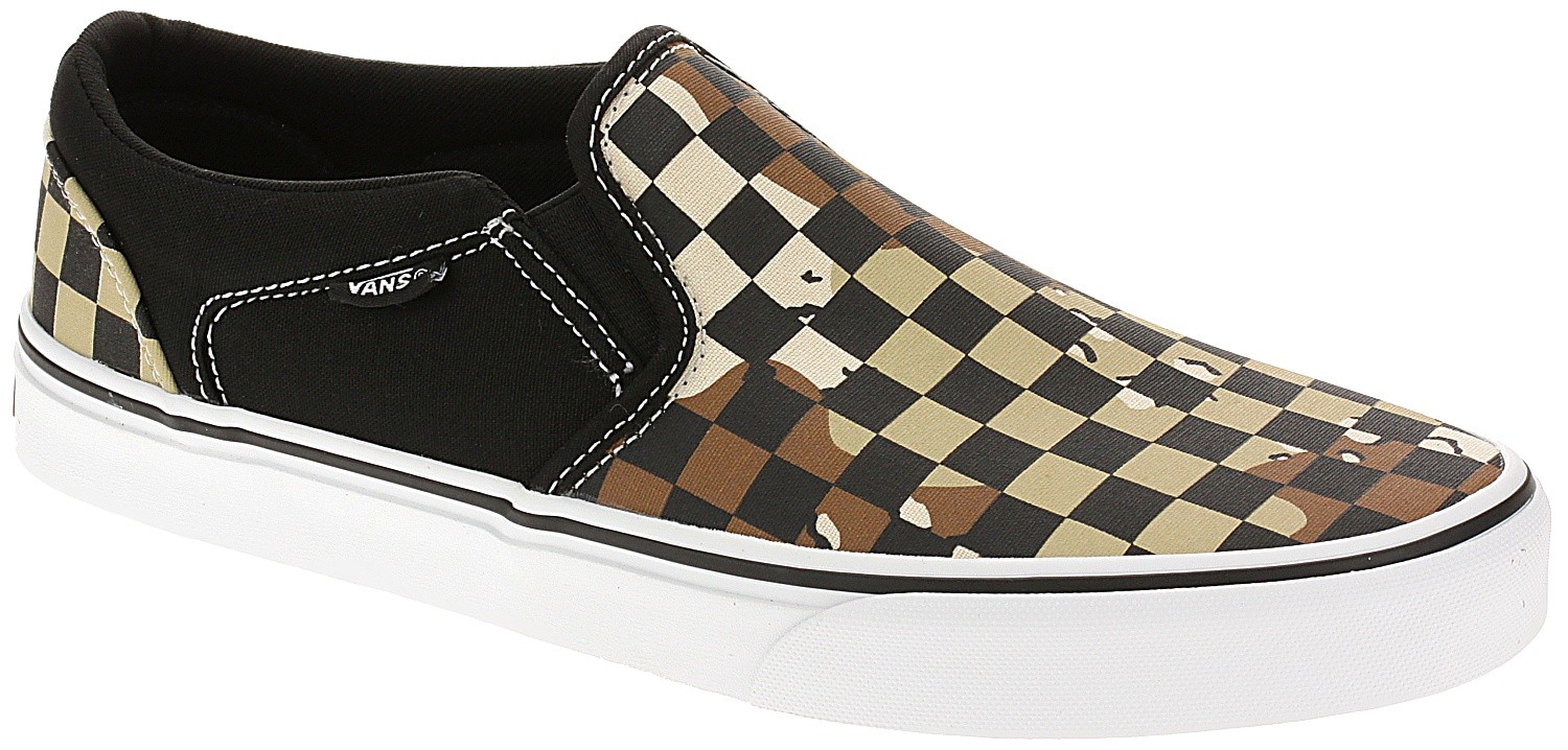 camo slip on vans