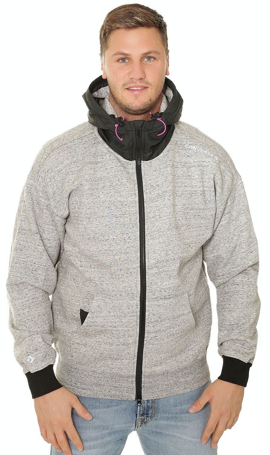 converse grey sweatshirt