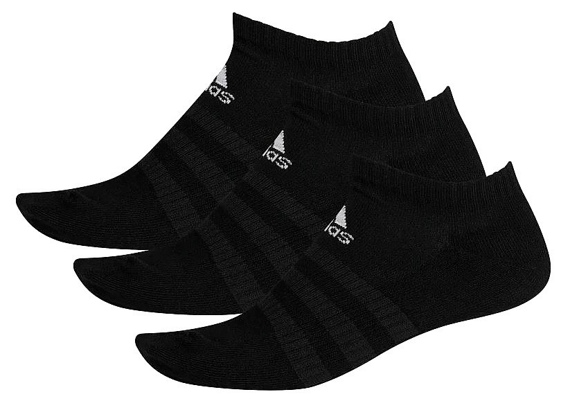 носки adidas Performance Cush Low 3 Pack - Black/Black/Black