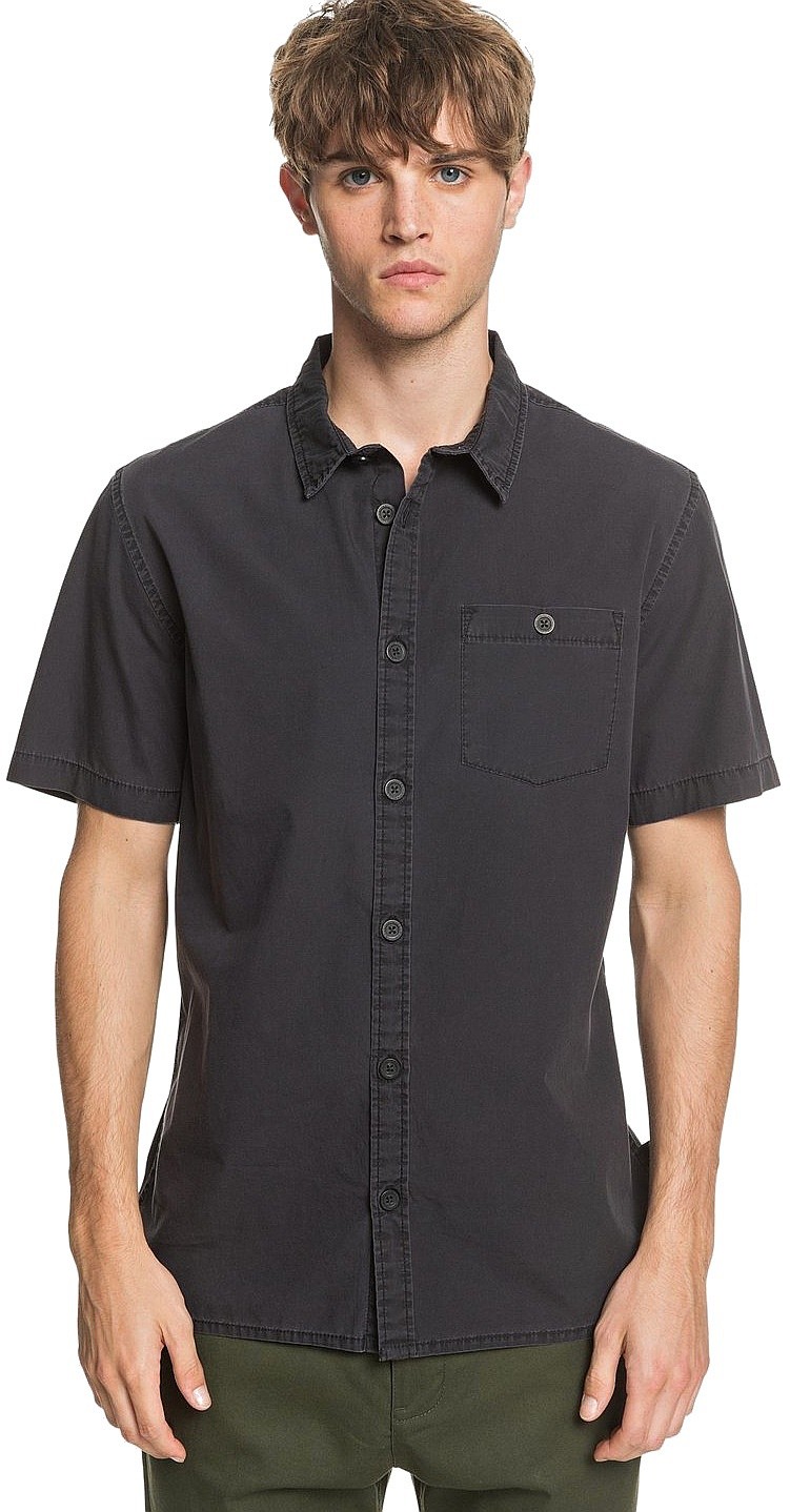 shirt Quiksilver Taxer Wash - KVJ0/Black - men´s - snowboard-online.eu