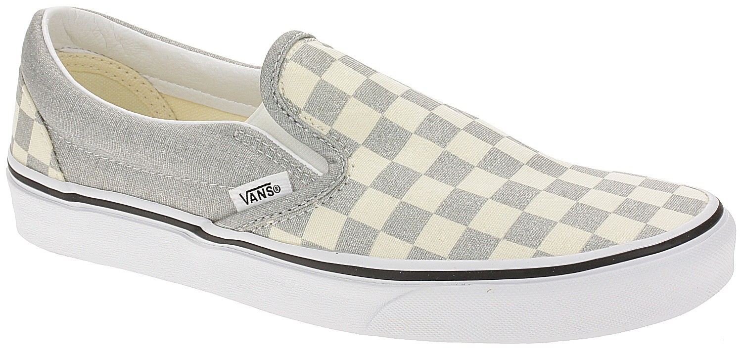zapatos Vans Classic Slip-On - Checkerboard/Silver/True White -  blackcomb-shop.eu