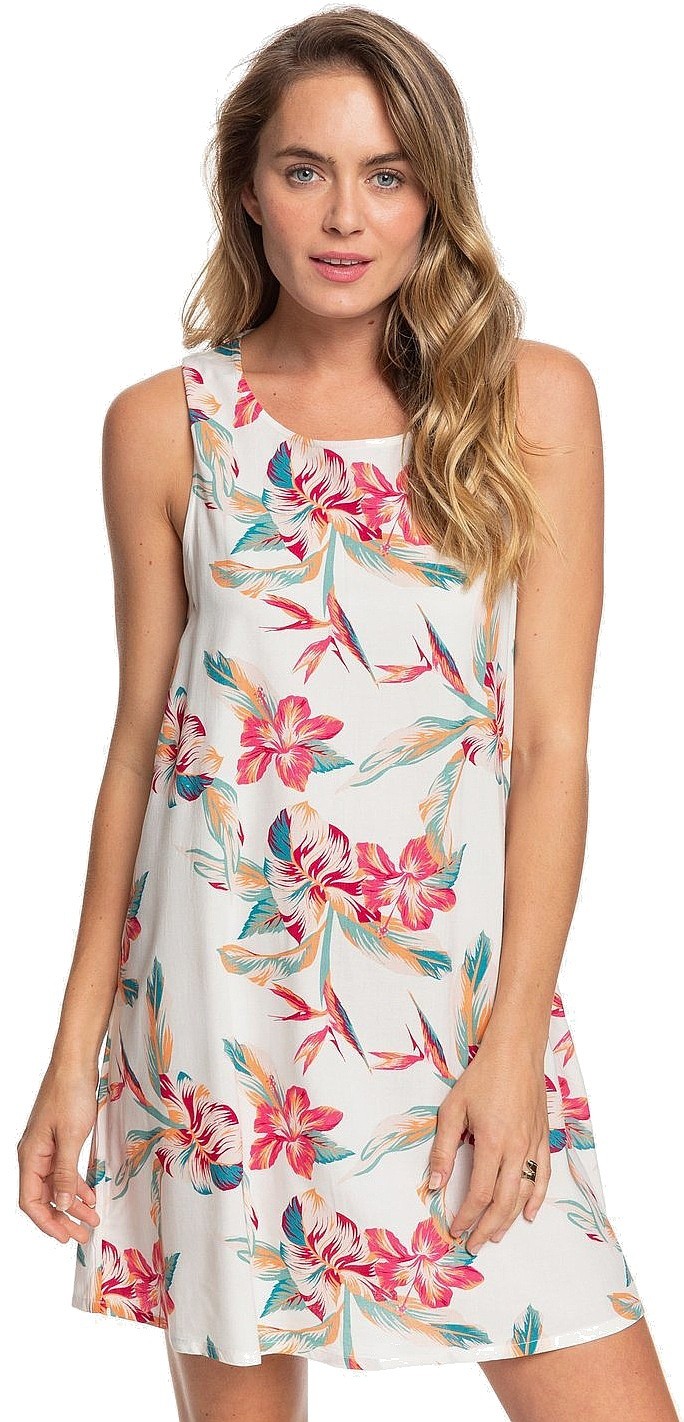 sukienka Roxy Tranquility Vibes - WBK7/Snow White Tropic Call