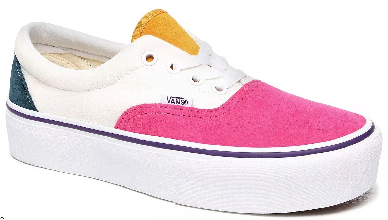 обувь Vans Era Platform - Mini Cord/Multli/True White