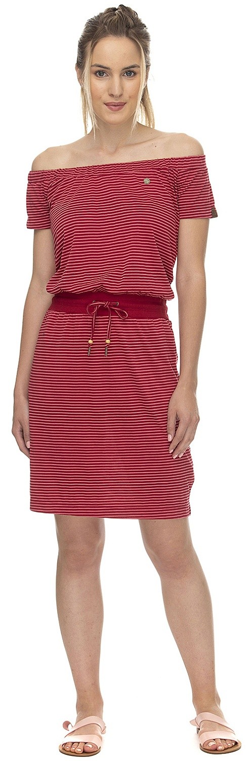 платье Ragwear Everly Stripes - 4000/Red - women´s