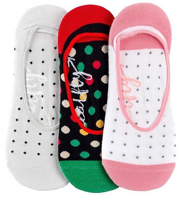 chaussettes Meatfly Low 3 Pack - J/Multicolor 1 - women´s