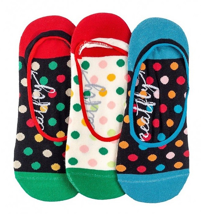 skarpetki Meatfly Low 3 Pack - C/Big Dots 2