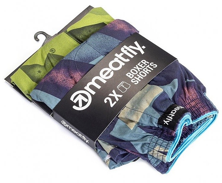 bokserki Meatfly Agostino 2 Pack - D/Shade