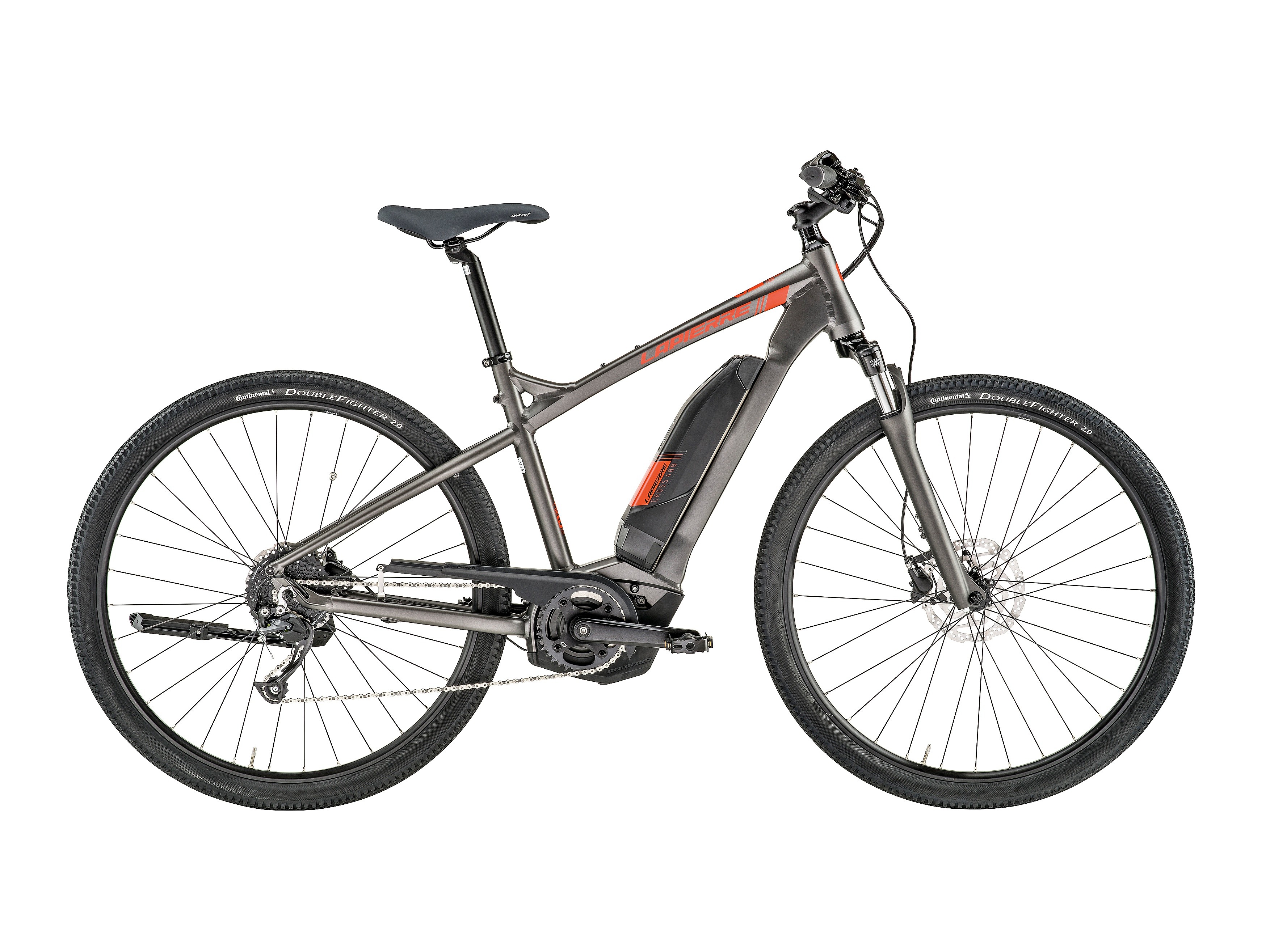 Rower elektryczny Lapierre Overvolt Cross 400 400Wh Gray snowboard