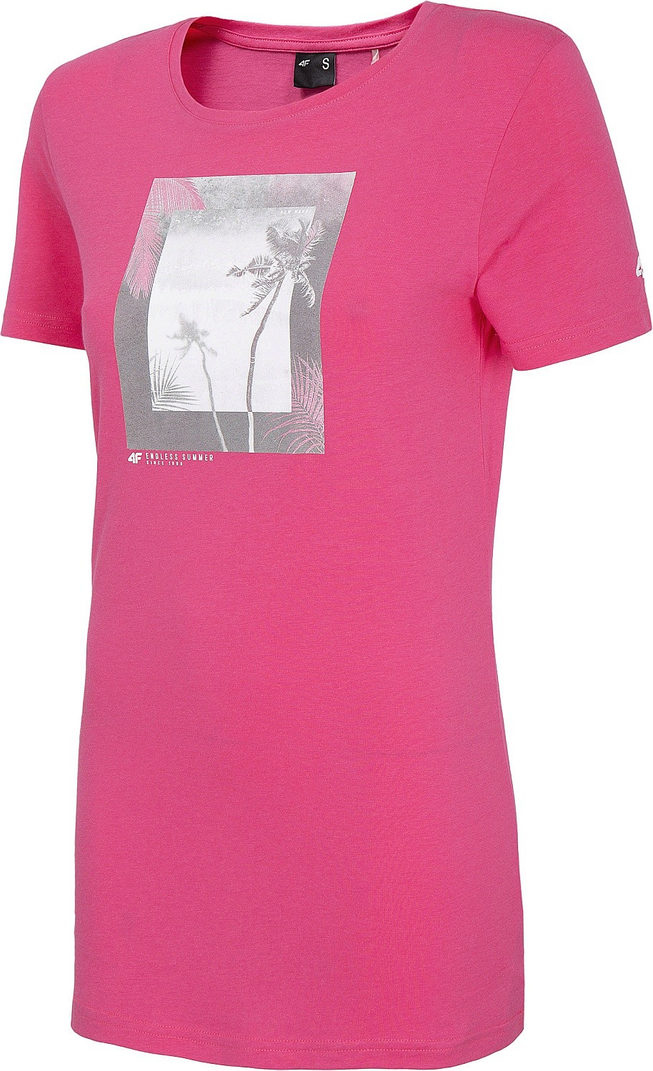 T-shirt 4F H4L20-TSD026 - 55S/Hot Pink - women´s