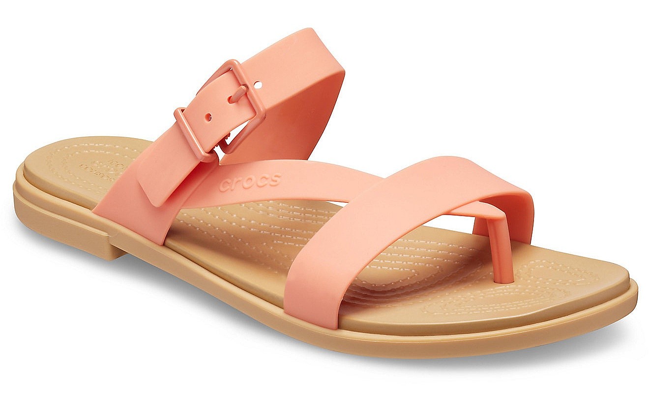 петарды Crocs Tulum Toe Post Sandal - Grapefruit/Tan - women´s -  blackcomb-shop.eu