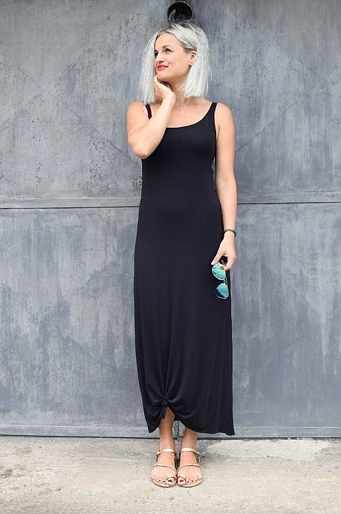 robe M.ASCH-Be original Black Dress - Black - women´s