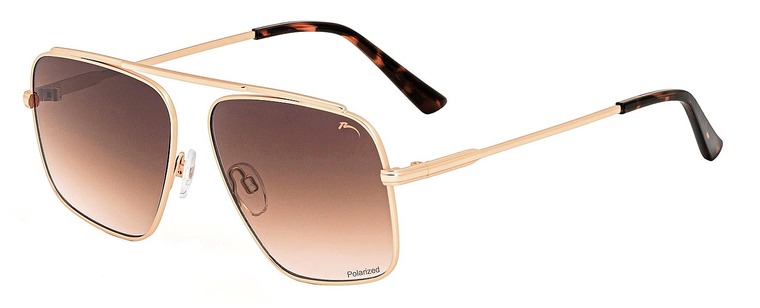 Brille Relax Narcos - R1144B/Matte Gold/Bronze/Polarized - men´s