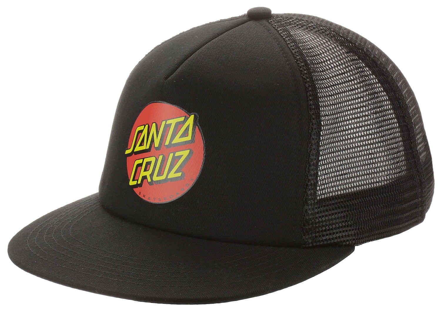 кепка Santa Cruz Classic Dot Mesh Trucker - Black/Black - men´s