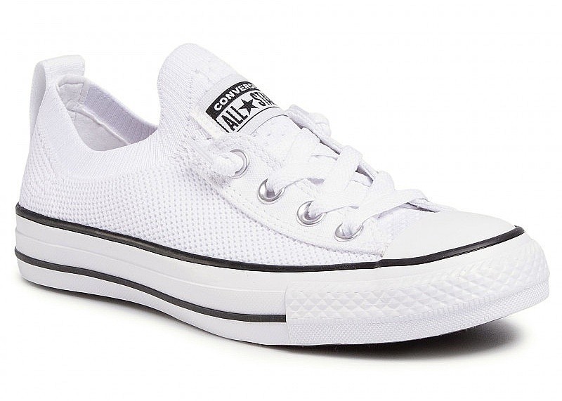chaussures Converse Chuck Taylor All Star Shoreline Knit Slip - 565490/White/Black/White - women´s