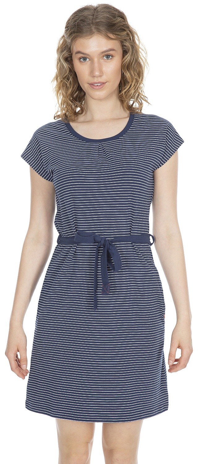 robe Trespass Lidia - Navy Stripe - women´s