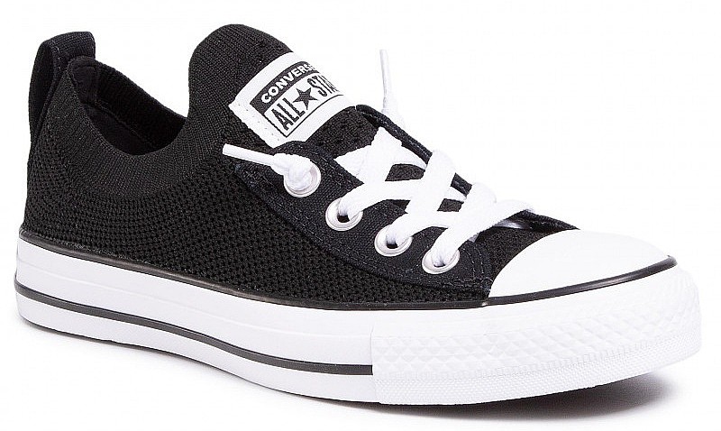 topánky Converse Chuck Taylor All Star Shoreline Knit Slip - 565489/Black/White/Black