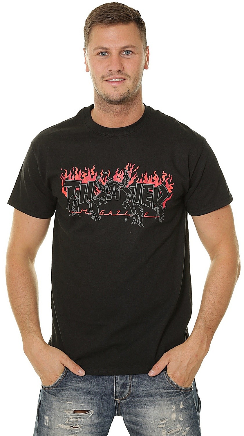 thrasher crows t shirt