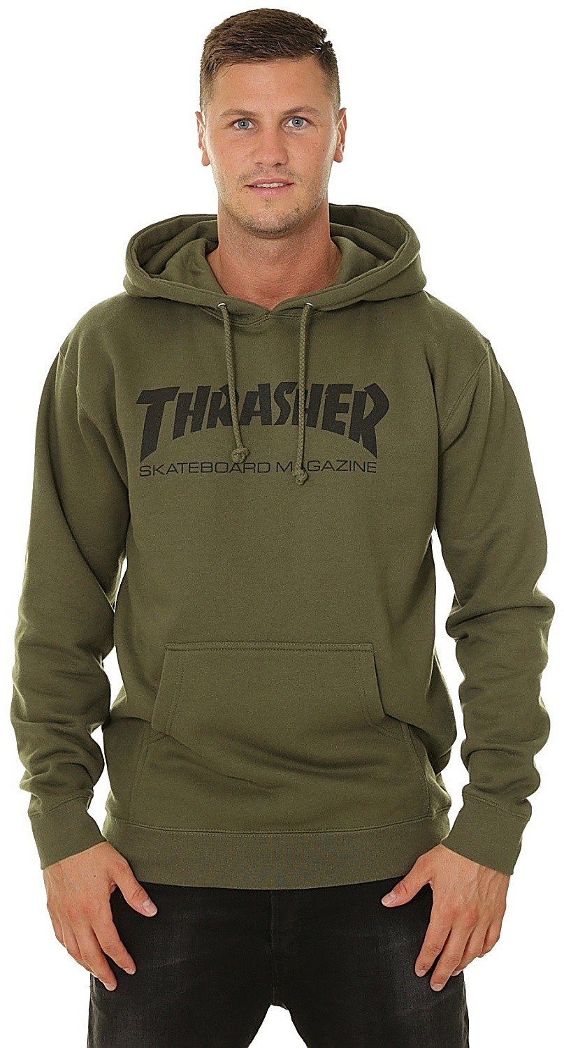кофта Thrasher Skate Mag - Army Green - men´s