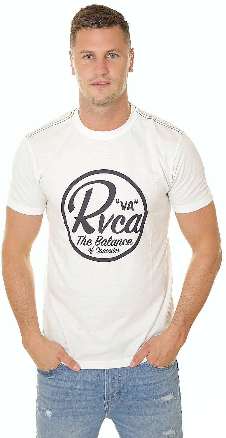 T-shirt RVCA Seal - Antique White
