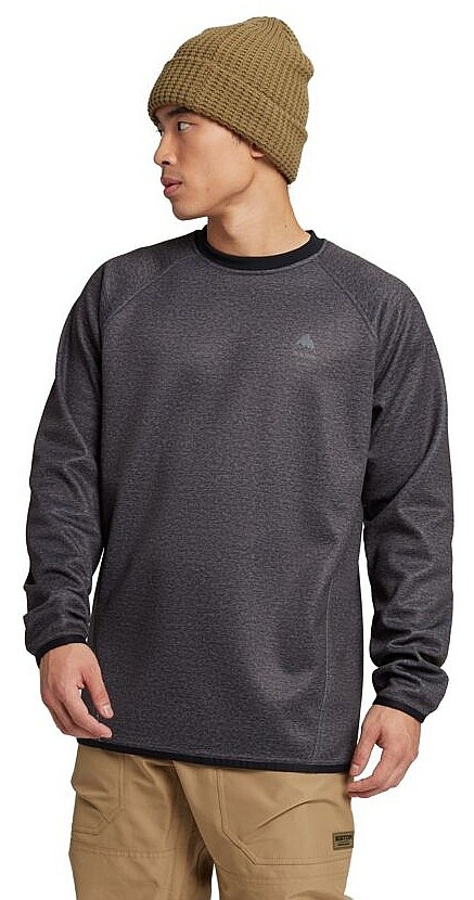 bluza Burton Crown Weatherproof Crew - True Black Heather