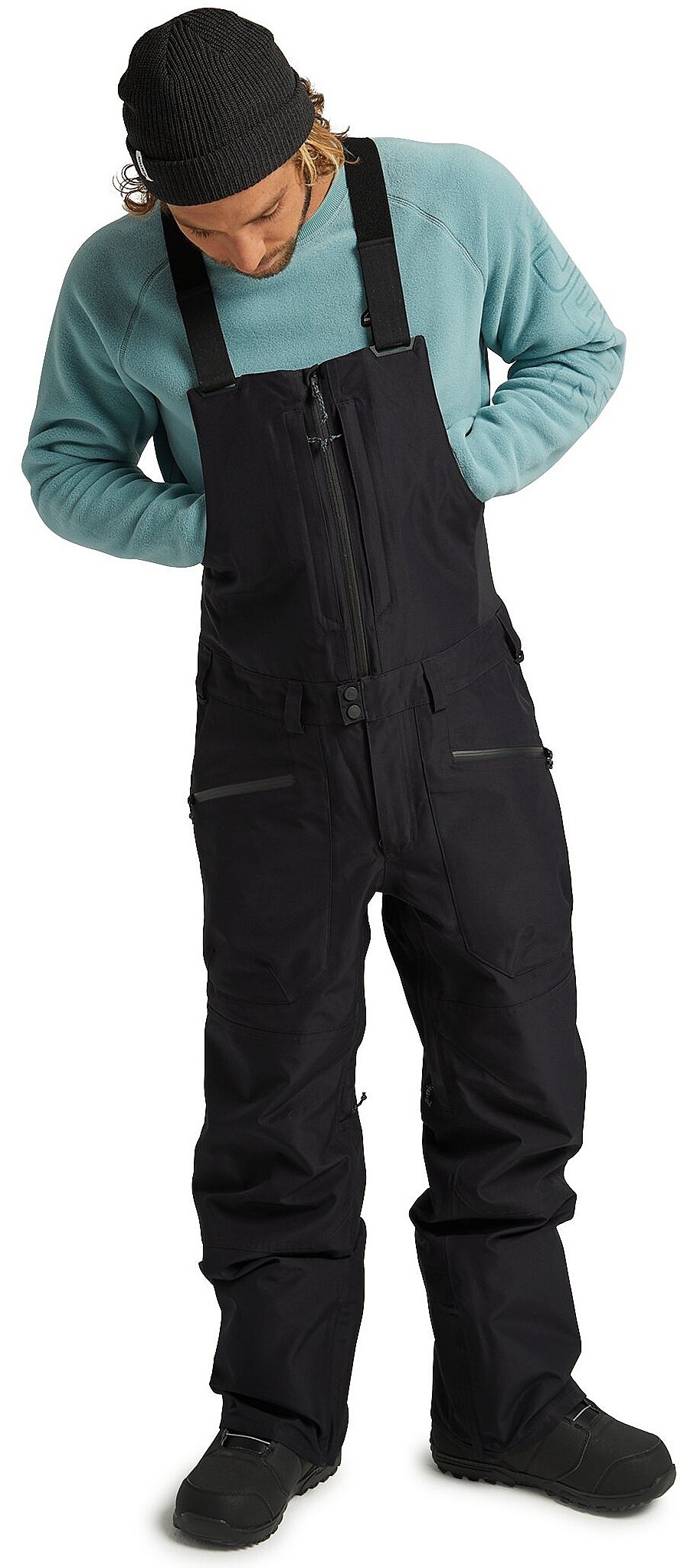 pantalon Burton Reserve Bib Gore-Tex - True Black - men´s