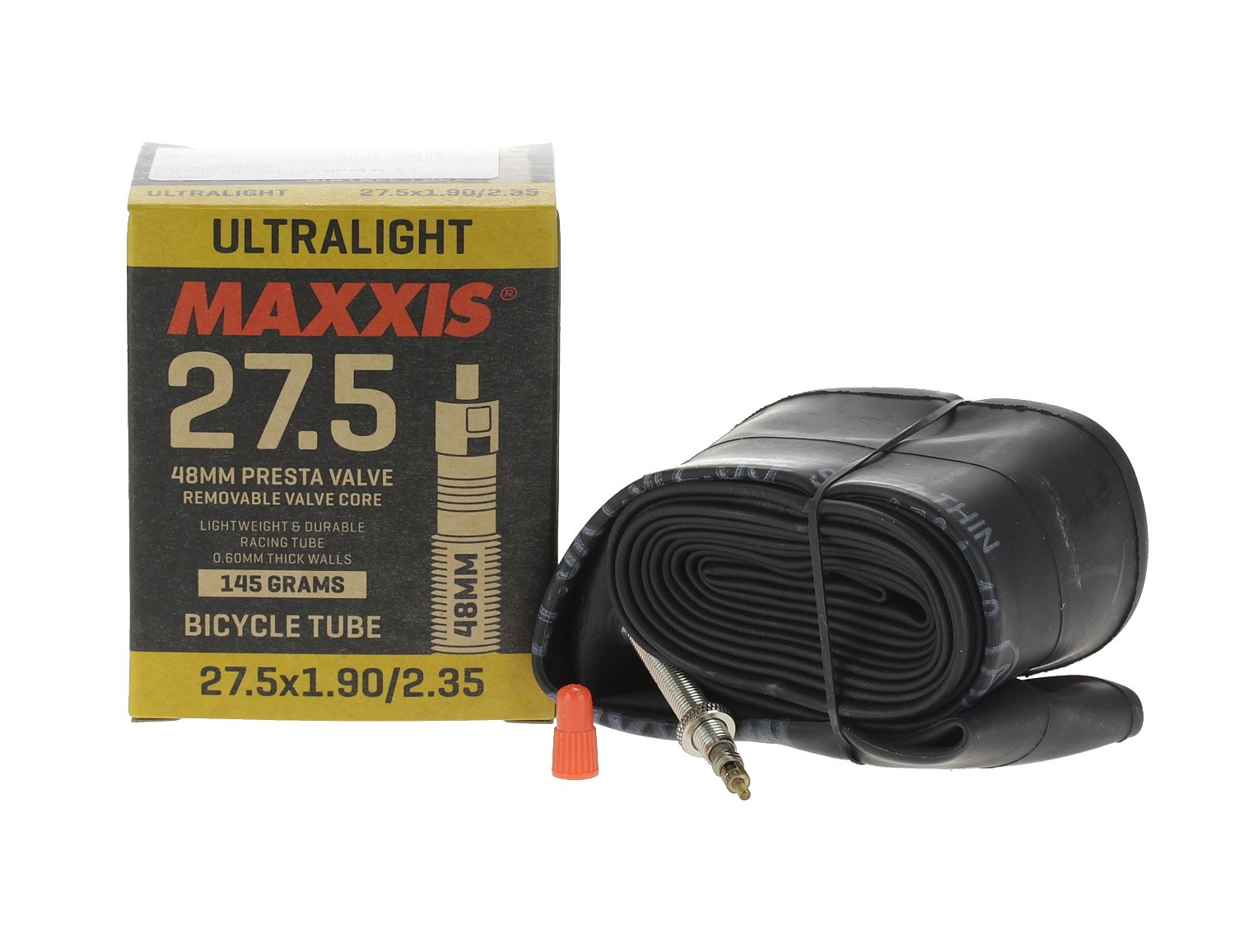 duše Maxxis Ultralight Gal-FV 27.5"x1.90"-2.35" 48mm - Black