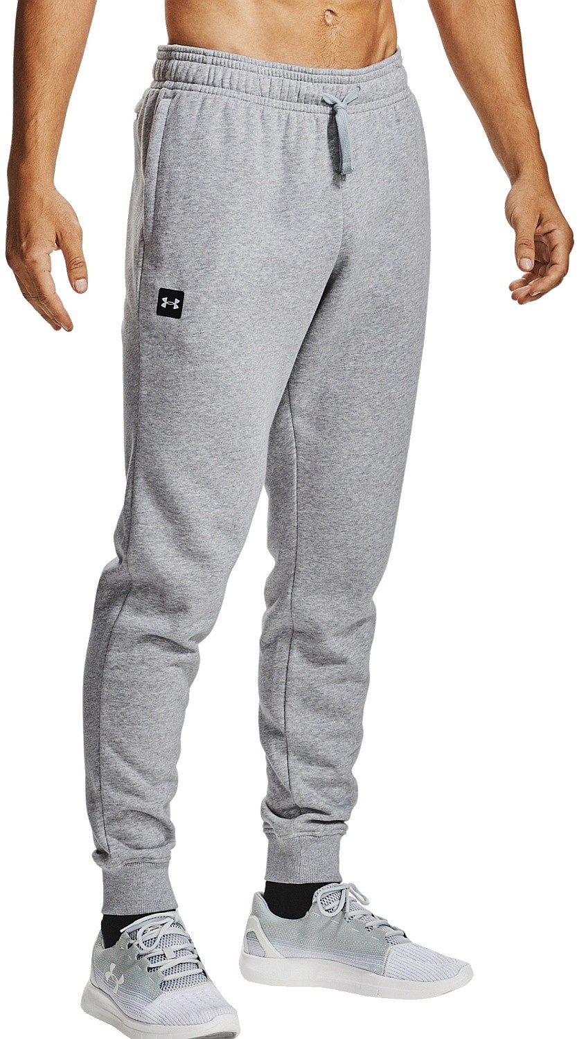 survêtement Under Armour Rival Fleece Jogger - 011/Mod Gray Light Heather/Onyx White - men´s