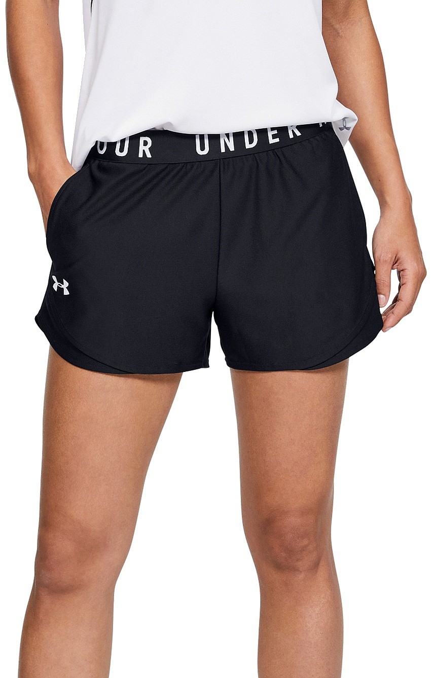 short Under Armour Play Up 3.0 - 001/Black/Black/White - women´s