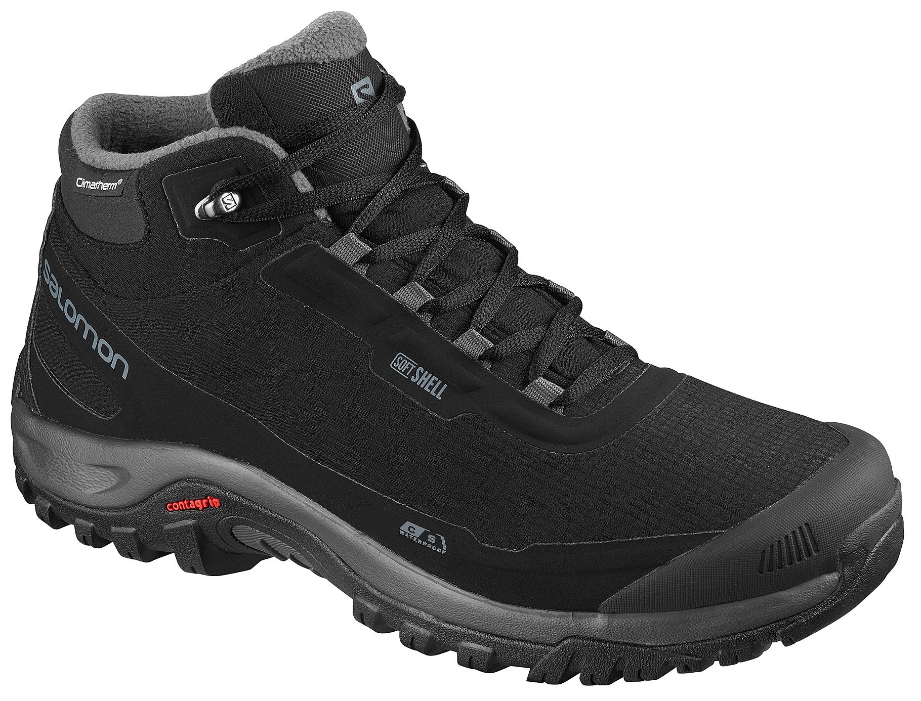 chaussures Salomon Shelter CS WP - Black/Ebony/Black - men´s