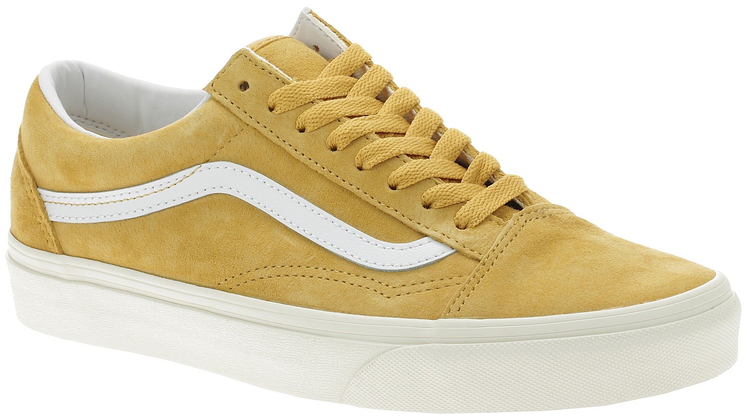 buty Vans Old Skool - Pig Suede/Honey Gold/True White