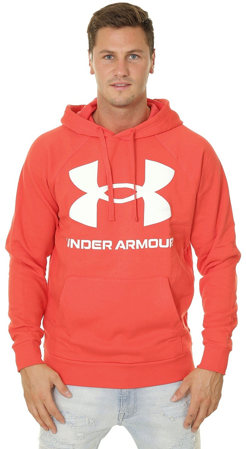 sudadera Under Armour Rival Fleece Big Logo - 608/Versa Red/Onyx White -  men´s - blackcomb-shop.eu
