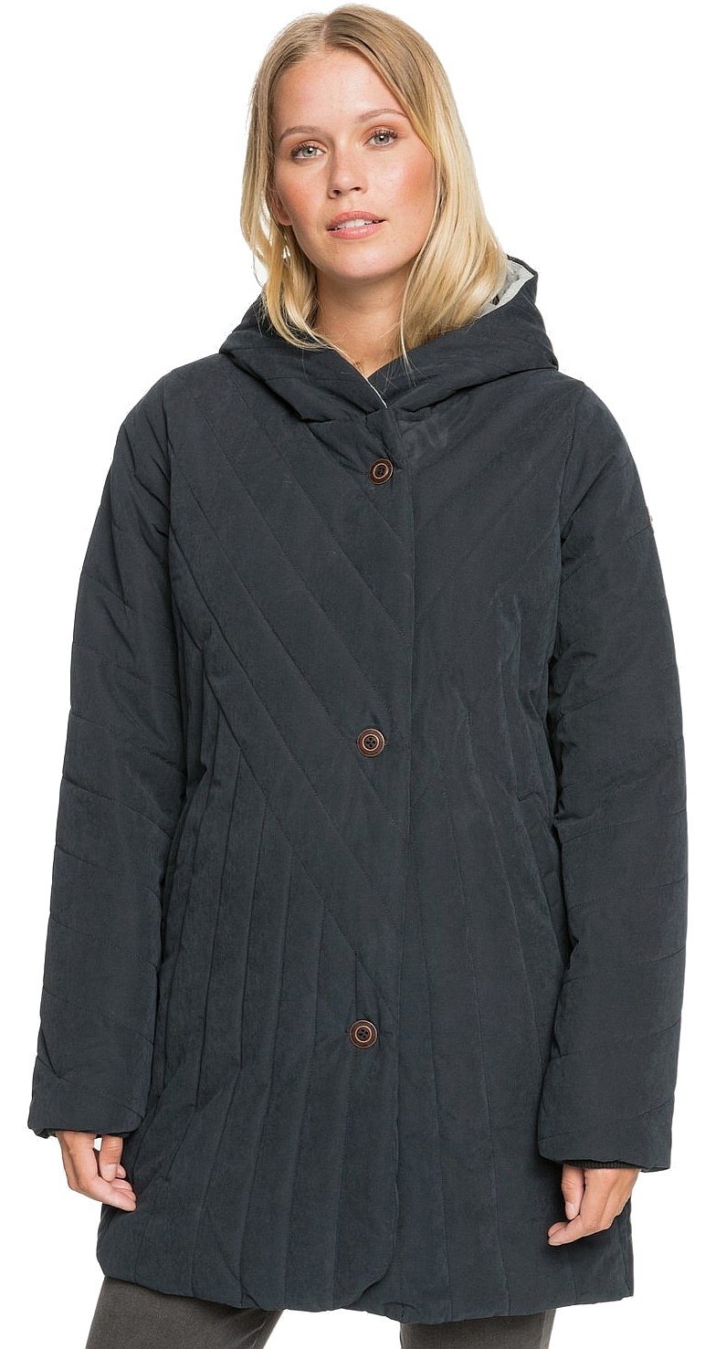 abrigo Roxy Madden - KVJ0/True Black - women´s