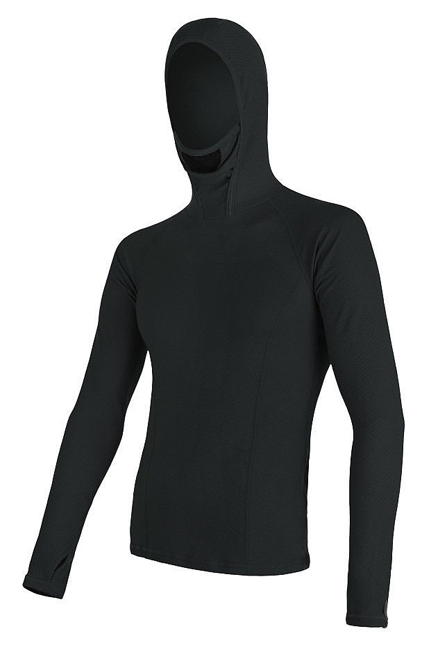 camisa Sensor Merino DF LS - Black - men´s