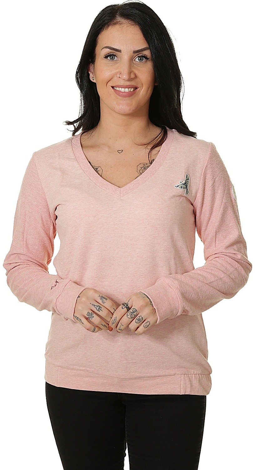 light red sweatshirt