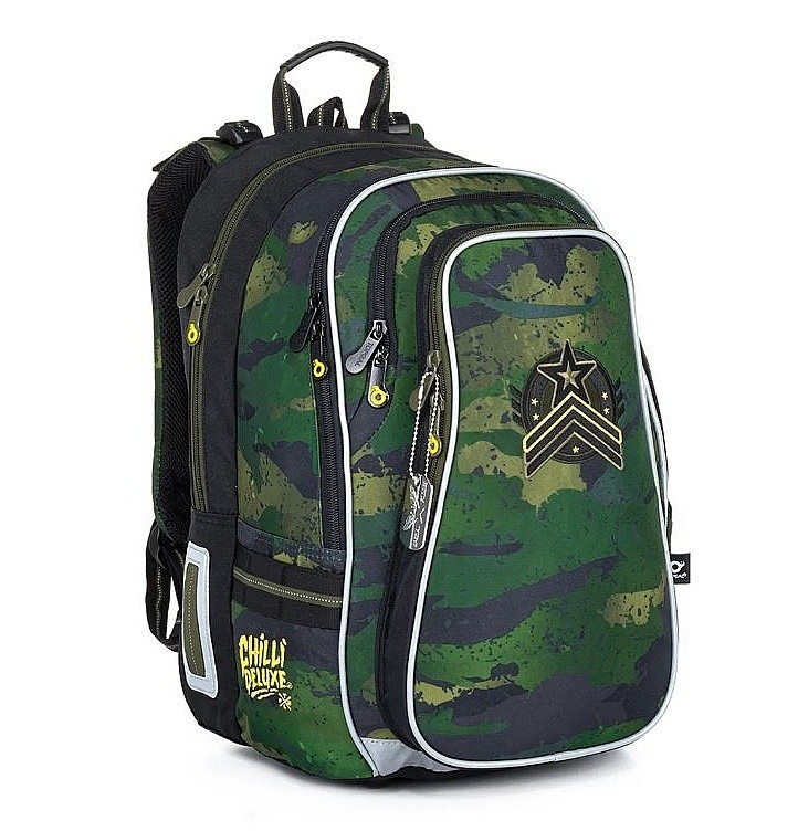 rucsac Topgal LYNN 21018 - B/Camouflage - boy´s