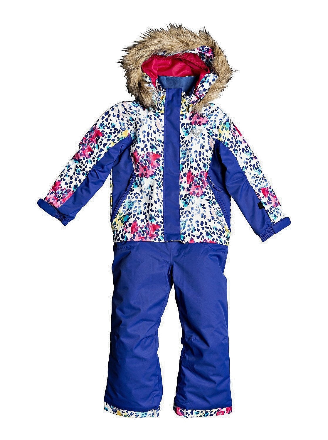 комбинезон Roxy Paradise Jumpsuit - WBN1/Bright White Leopold - kid´s