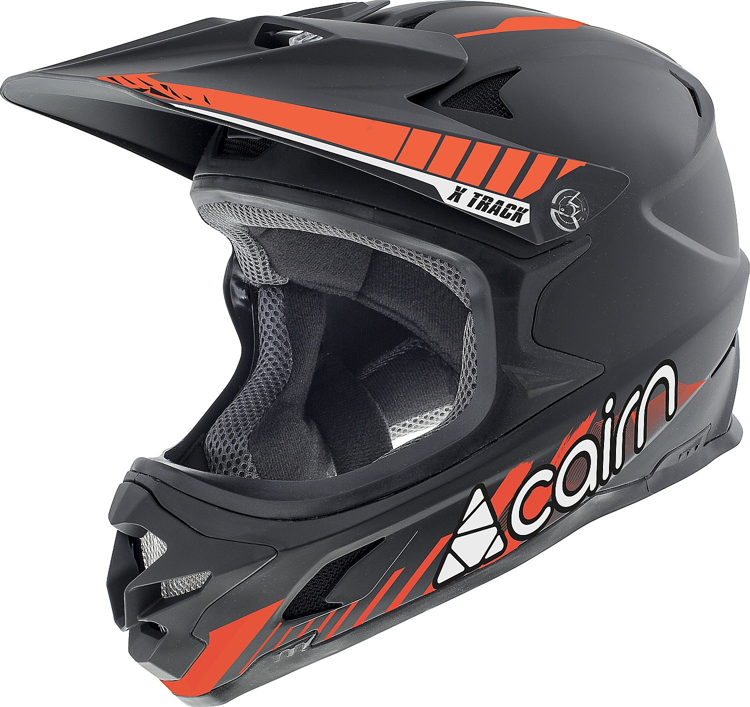 casque Cairn X Track Pro - Mat Black/Orange