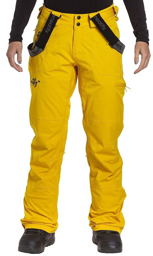 spodnie Meatfly Foxy 2 - C/Yellow Stripe