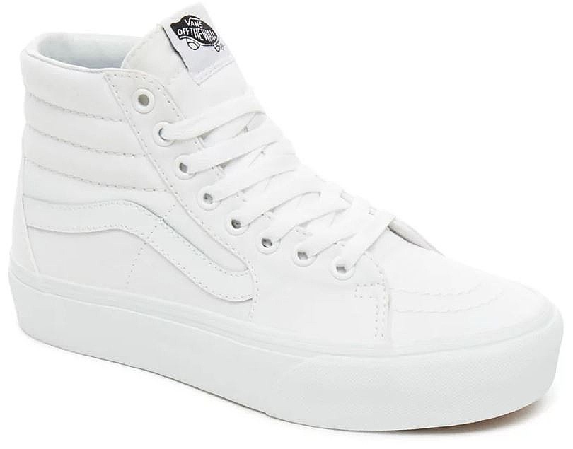 zapatos Vans Sk8-Hi Platform 2 - True White/True White - blackcomb-shop.eu