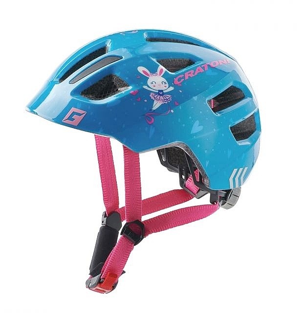 Helm Cratoni Maxster - Bunny Blue Glossy - kid´s